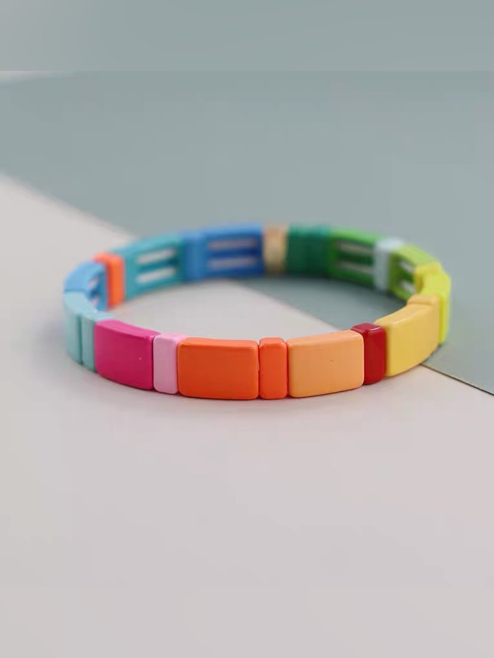 Roxanne Assoulin - Rainbow Brite Bit X Bit Colorful Stretch Bracelet